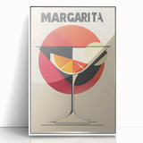 Mid-century modernist art featuring an abstract design in vibrant colors on a framed acrylic, ideal for nursery wall decor.