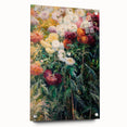 Impressionist Garden Floral Art - Chrysanthemums by Gustave Caillebotte