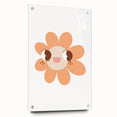 Girls Bedroom Art - Happy Daisy Kids Room Wall Decor