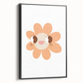 Girls Bedroom Art - Happy Daisy Kids Room Wall Decor