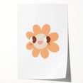 Girls Bedroom Art - Happy Daisy Kids Room Wall Decor