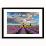 Landscape barn frame in matte black, showcasing a modern aesthetic with a sleek front view, ideal for displaying artwork or photographs in contemporary interiors.