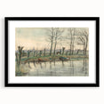 Modern Wall Art: Serene Amsterdam Landscape with Minimalist Touch