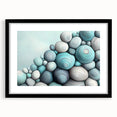 Extra large abstract art print featuring vibrant, textured swirls of color on a black framed canvas.