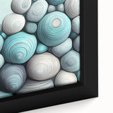 Extra large framed canvas featuring a close-up of colorful, textured nature elements, ideal for living room decor.