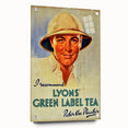 Vintage Lyons' Green Label Tea Ad | Peter the Planter Art Print