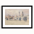 Historic Realism Art | Opening of the New London Bridge by David Cox Print