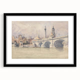 Historic Realism Art | Opening of the New London Bridge by David Cox Print