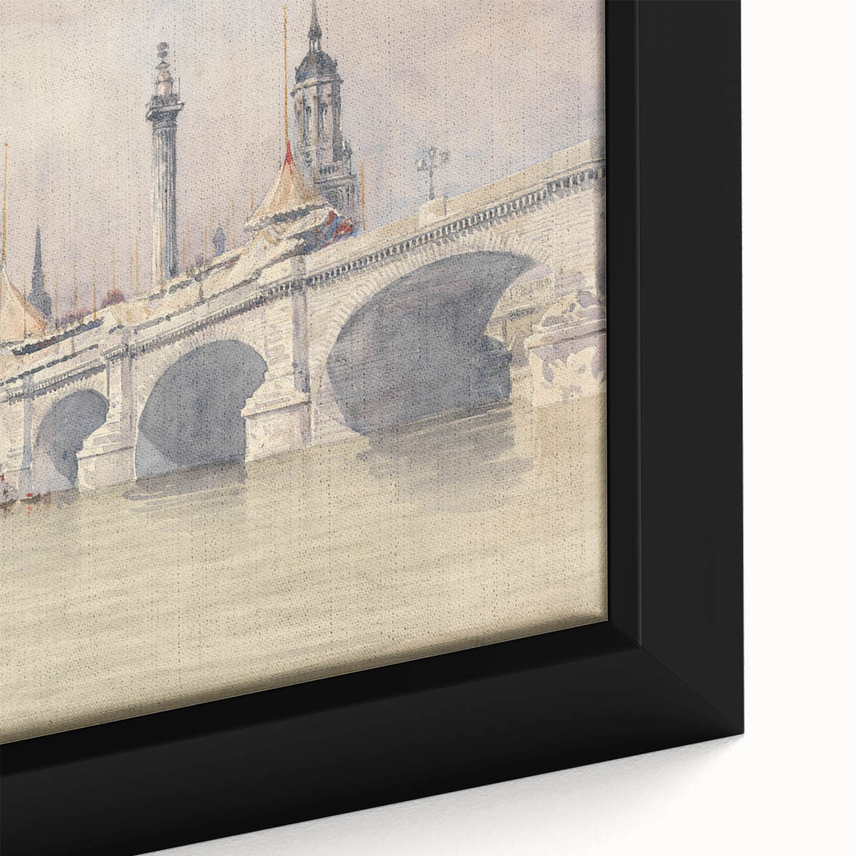 Historic Realism Art | Opening of the New London Bridge by David Cox Print