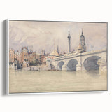 Historic Realism Art | Opening of the New London Bridge by David Cox Print