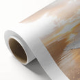Art deco poster depicting a summer scene on rolled canvas, with soft pastel colors, ideal for nursery wall art.
