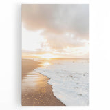 Large black and white canvas depicting a summer-themed abstract design, ideal for kitchen wall art.