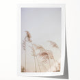 Extra large rolled canvas featuring a floral design in pastel shades, ideal for dining room or bathroom wall art.