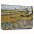 Impressionist Landscape Wall Art - Enclosed Field with Ploughman