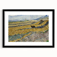 Impressionist Landscape Wall Art - Enclosed Field with Ploughman