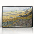 Impressionist Landscape Wall Art - Enclosed Field with Ploughman