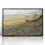 Impressionist Landscape Wall Art - Enclosed Field with Ploughman