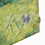 Impressionist Landscape Wall Art - Green Field with Cypress Tree