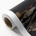 The Skating Rink Modern Wall Art – Enchanting Winter Scene