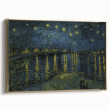Starry Night on the Rhône - Impressionist Wall Art by Vincent van Gogh
