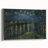 Starry Night on the Rhône - Impressionist Wall Art by Vincent van Gogh