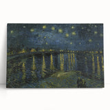 Starry Night on the Rhône - Impressionist Wall Art by Vincent van Gogh
