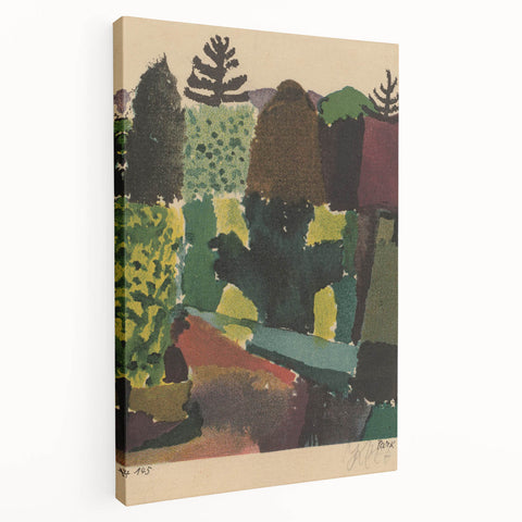 Park Modern Wall Art – Abstract Expression by Paul Klee