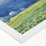 Wheatfield Under Thunderclouds - Impressionist Wall Art by Van Gogh