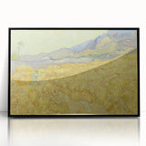 Impressionism Wall Art - Wheatfield with Reaper by Van Gogh Print