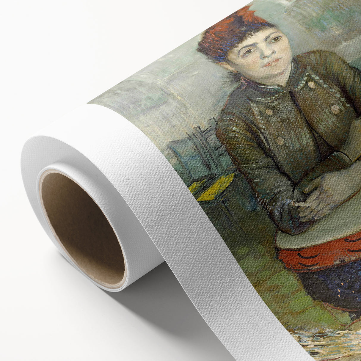 Impressionist Wall Art - Agostina Segatori in Café by Van Gogh