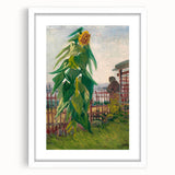 Impressionist Wall Art - Allotment with Sunflower by Van Gogh