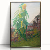 Impressionist Wall Art - Allotment with Sunflower by Van Gogh