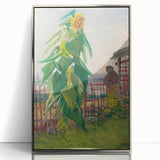 Impressionist Wall Art - Allotment with Sunflower by Van Gogh