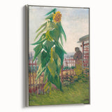 Impressionist Wall Art - Allotment with Sunflower by Van Gogh