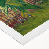 Impressionist Wall Art - Allotment with Sunflower by Van Gogh