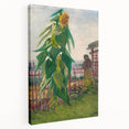 Impressionist Wall Art - Allotment with Sunflower by Van Gogh