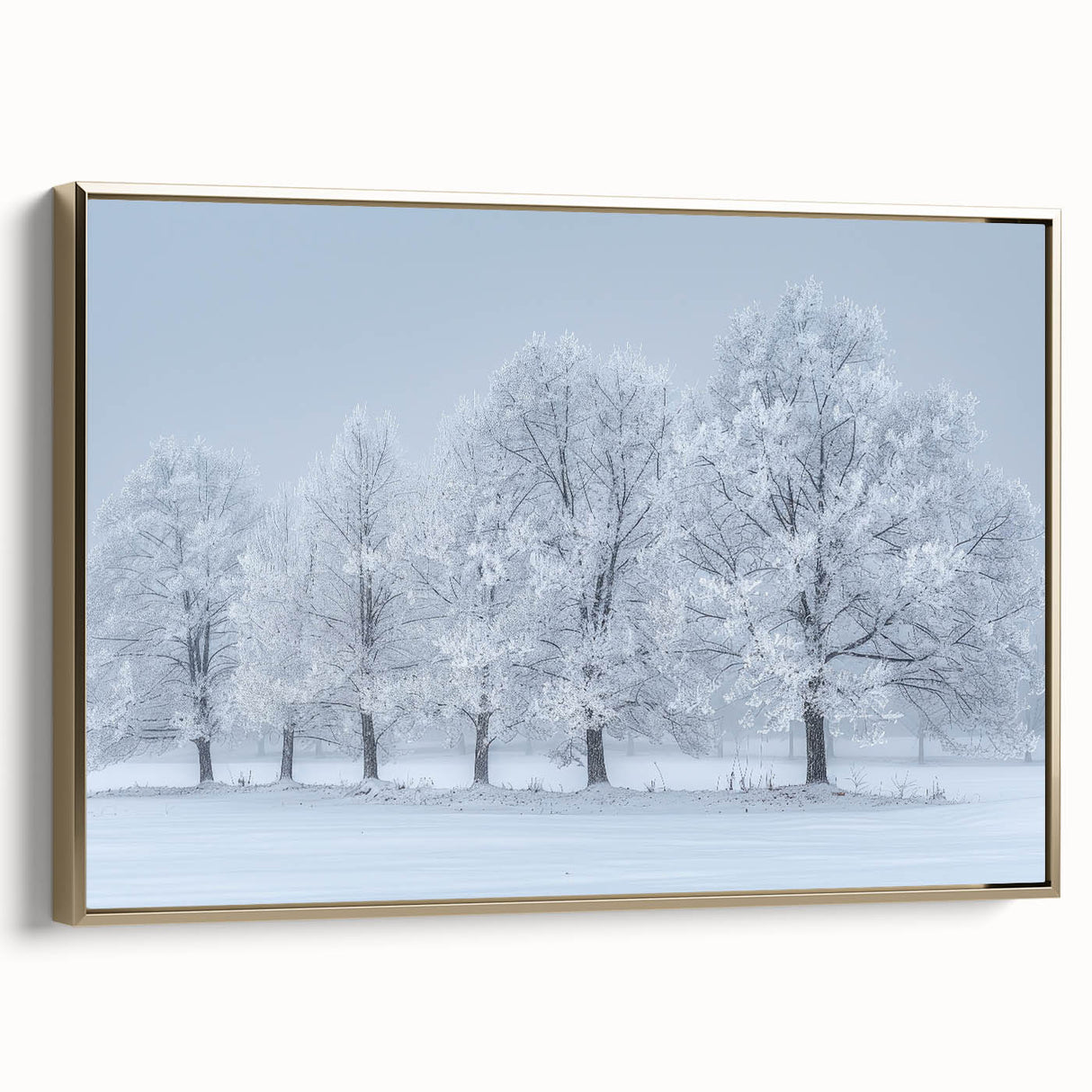 Winter Wonderland Office Wall Art – Modern Corporate Decor