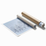 Winter Wonderland Office Wall Art – Modern Corporate Decor