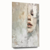 Abstract figurative wall art in vibrant colors, displayed in acrylic glass, showcasing dynamic shapes and textures for modern home decor.