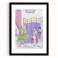 Vintage Fashion Art Deco Wall Art – Pastel Colors & Elegant 1920s Scene