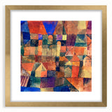 Paul Klee's City with the Three Domes - Abstract Modern Art Print