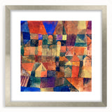 Paul Klee's City with the Three Domes - Abstract Modern Art Print