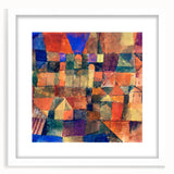 Paul Klee's City with the Three Domes - Abstract Modern Art Print