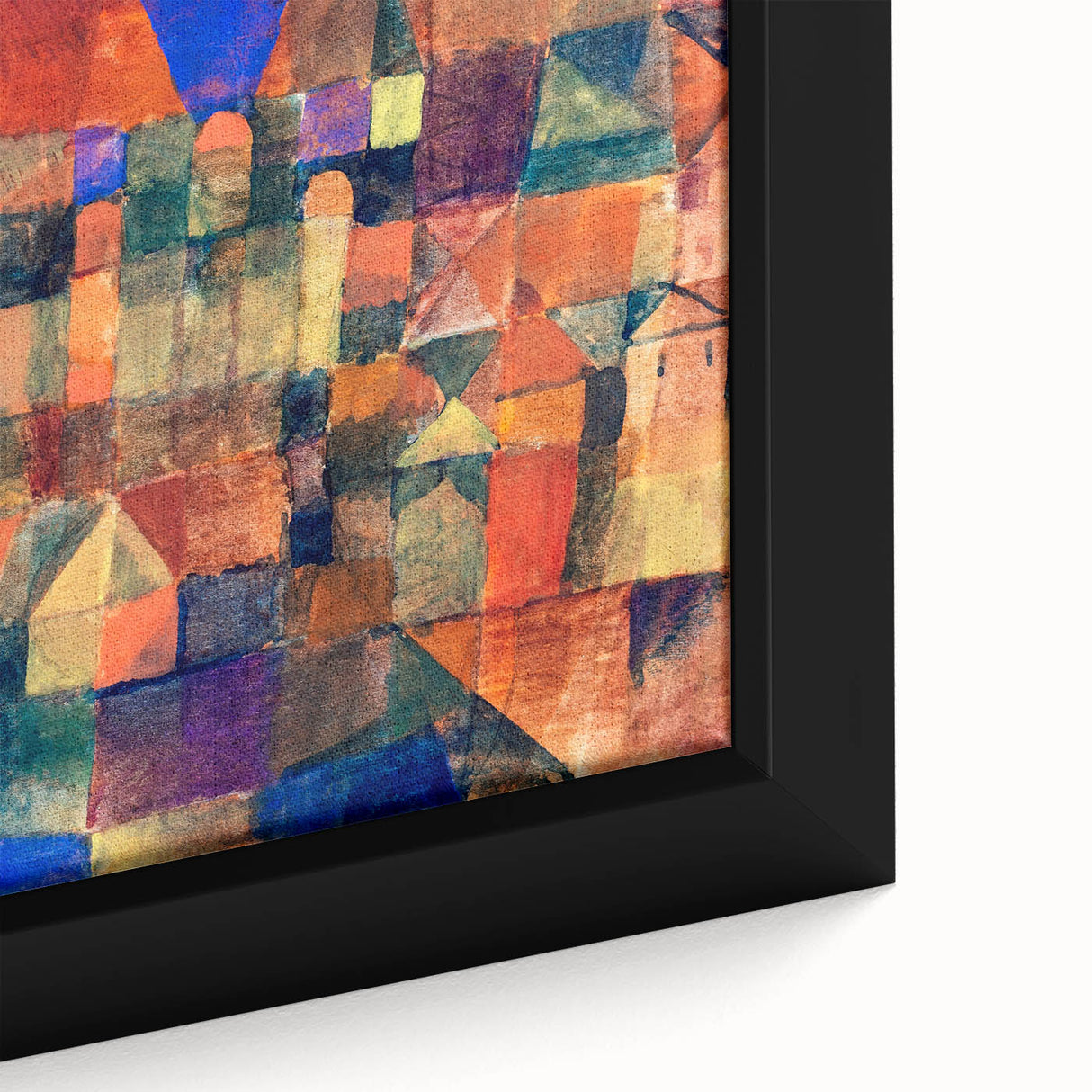Paul Klee's City with the Three Domes - Abstract Modern Art Print