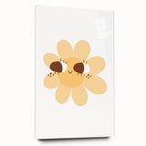 Kids Room Art Prints - Cheerful Yellow Daisy Playroom Decor