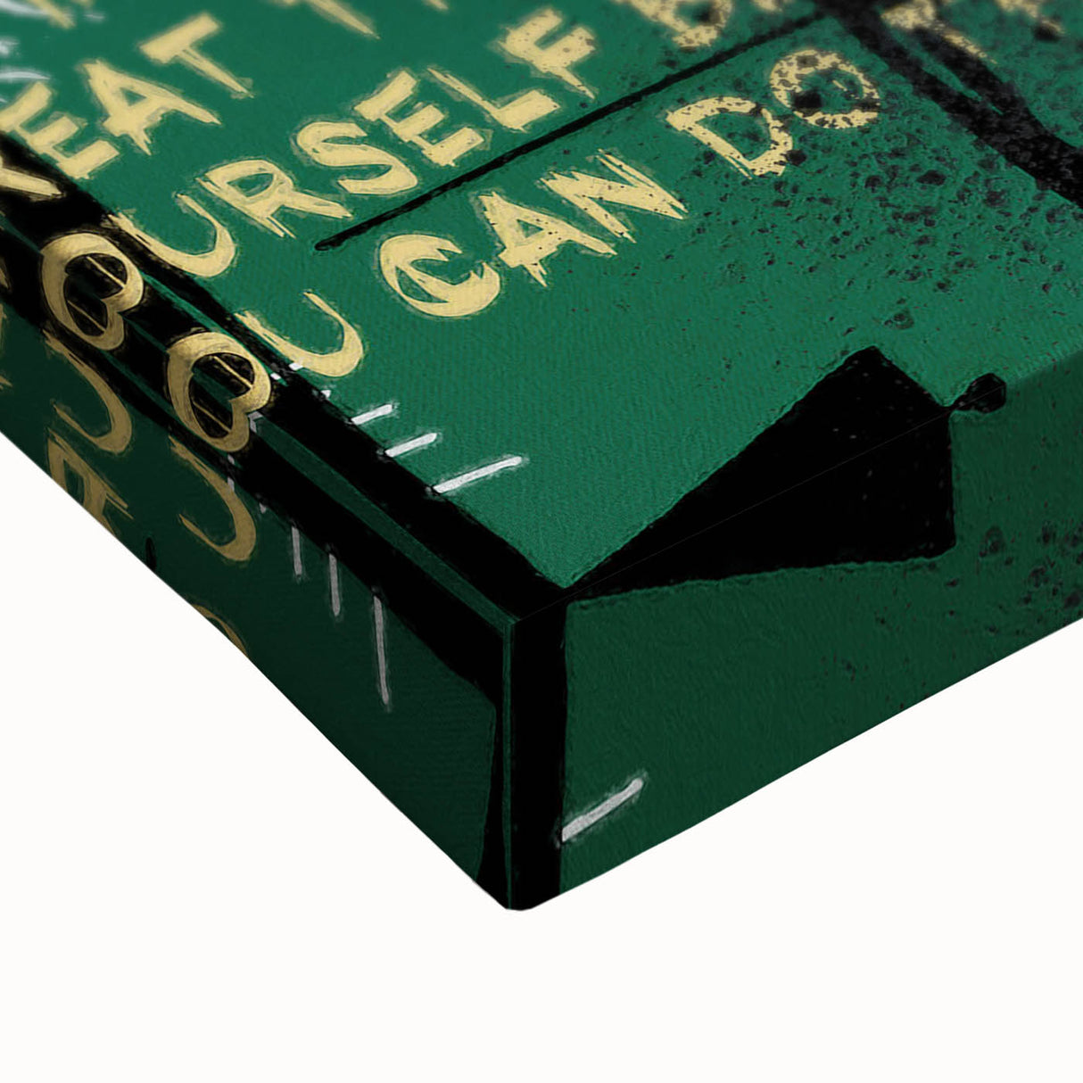 Air Jordan Pop Art Wall Art - Bold Green Sneaker Canvas Print