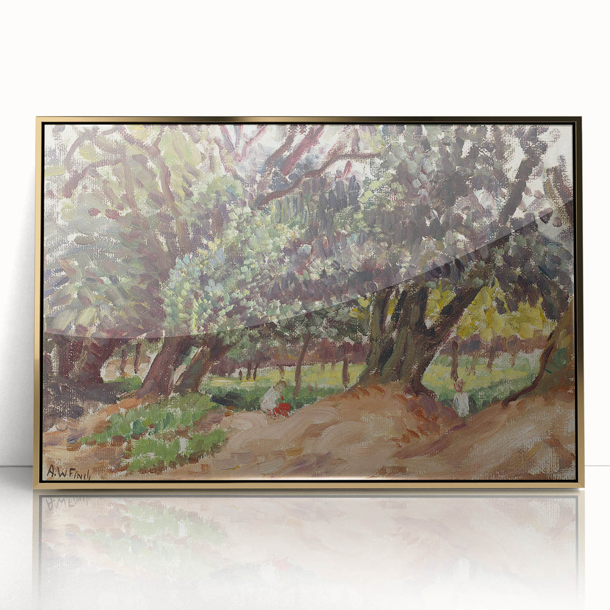 Modern Wall Art - Abstract Forest Landscape - Contemporary Art Prints