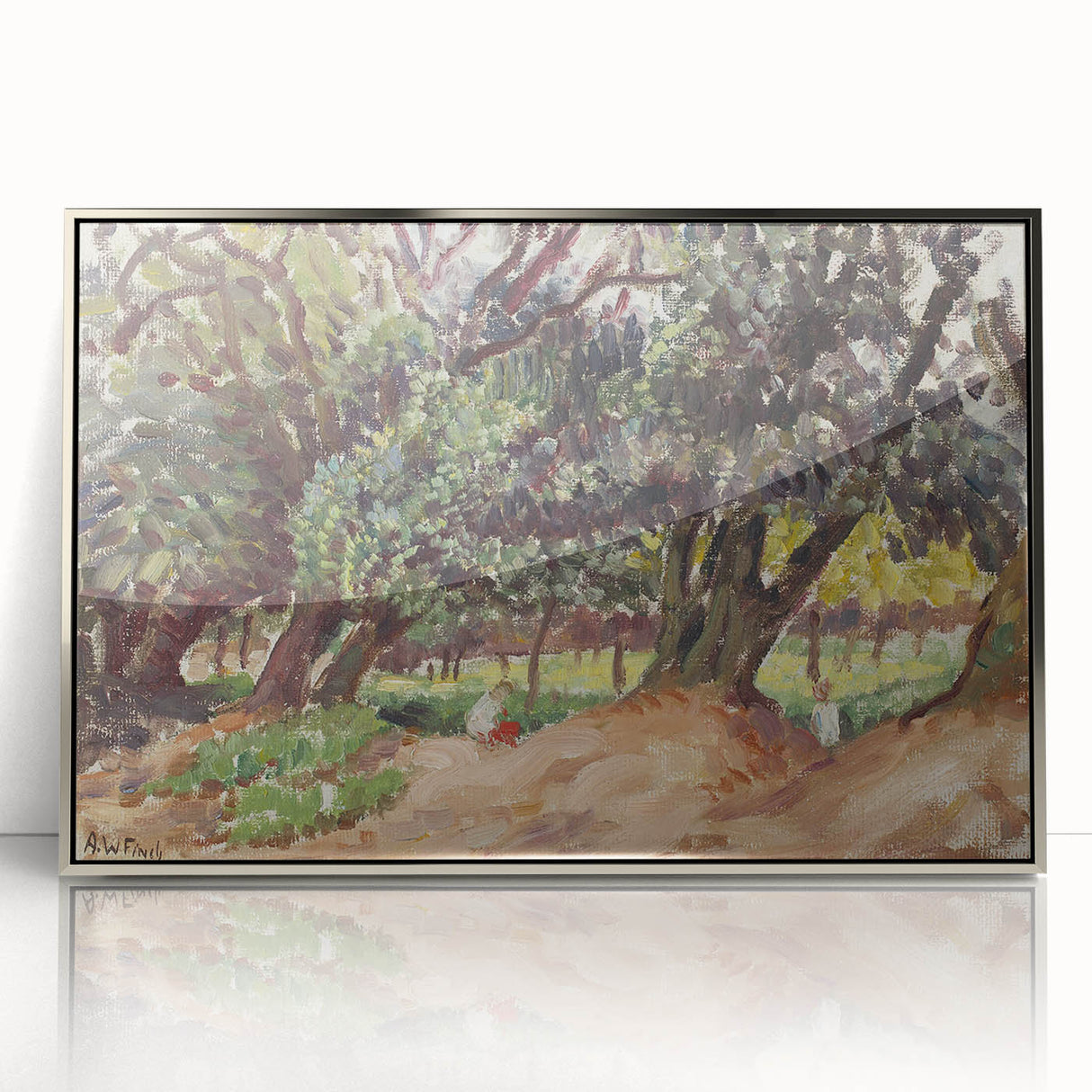 Modern Wall Art - Abstract Forest Landscape - Contemporary Art Prints
