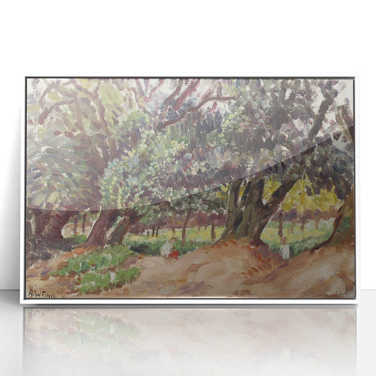 Modern Wall Art - Abstract Forest Landscape - Contemporary Art Prints