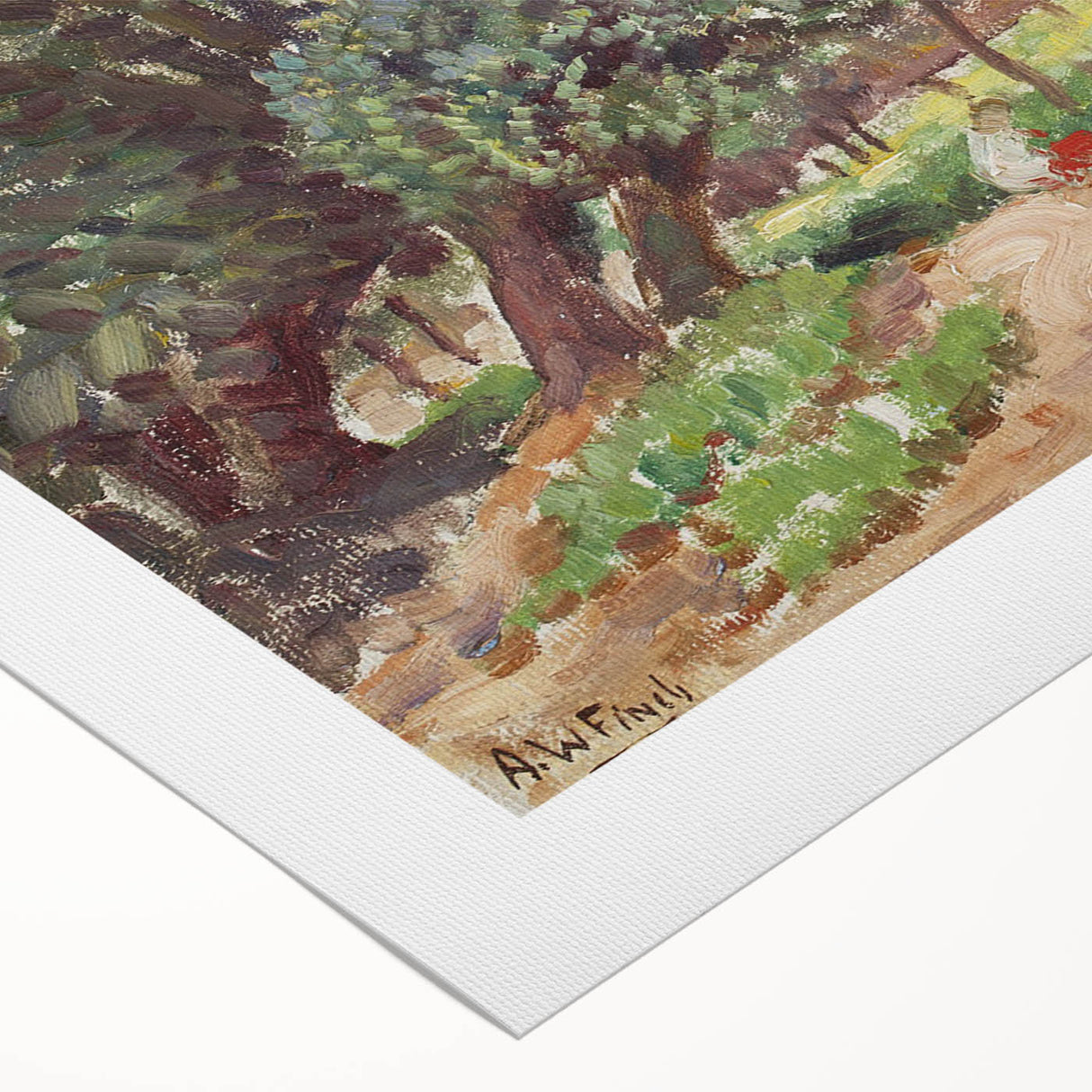 Modern Wall Art - Abstract Forest Landscape - Contemporary Art Prints